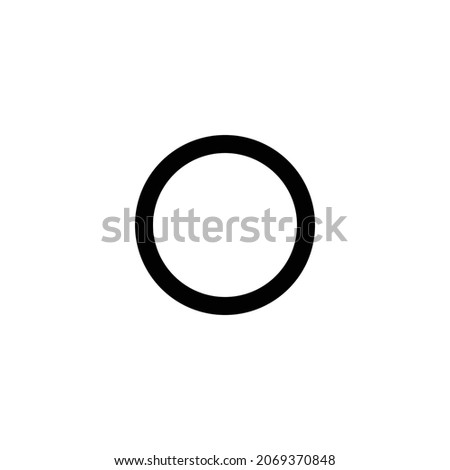 panorama fish eye Icon. Flat style design isolated on white background. Vector illustration
