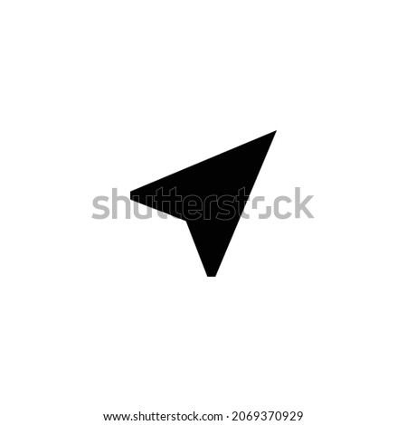 near me Icon. Flat style design isolated on white background. Vector illustration