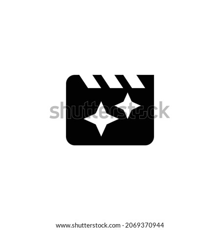 movie filter Icon. Flat style design isolated on white background. Vector illustration