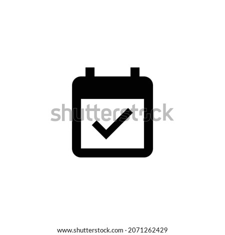 event available Icon. Flat style design isolated on white background. Vector illustration