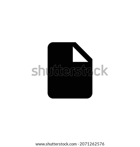 insert drive file Icon. Flat style design isolated on white background. Vector illustration