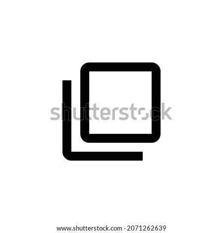 filter none Icon. Flat style design isolated on white background. Vector illustration
