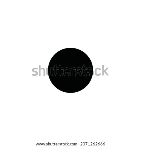fiber manual record Icon. Flat style design isolated on white background. Vector illustration