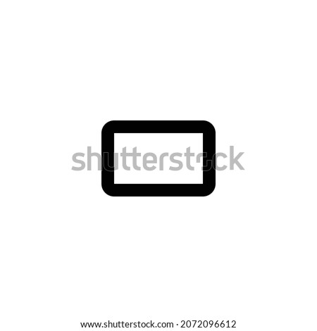 crop 16 9 Icon. Flat style design isolated on white background. Vector illustration