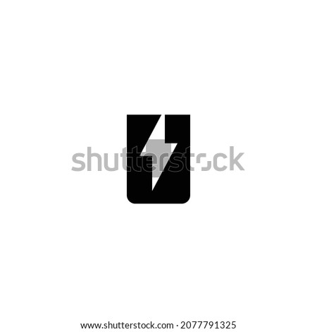 battery charging 90 Icon. Flat style design isolated on white background. Vector illustration