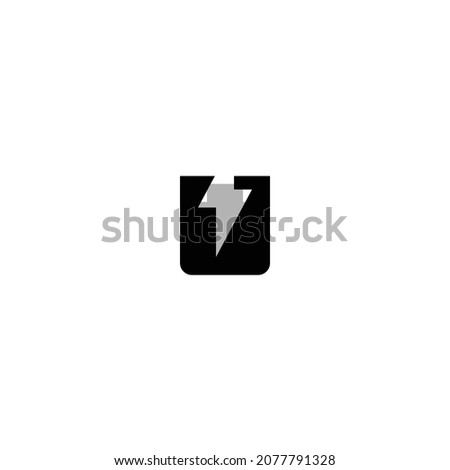 battery charging 60 Icon. Flat style design isolated on white background. Vector illustration