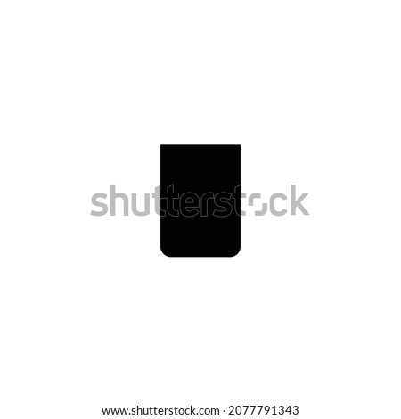 battery 90 Icon. Flat style design isolated on white background. Vector illustration