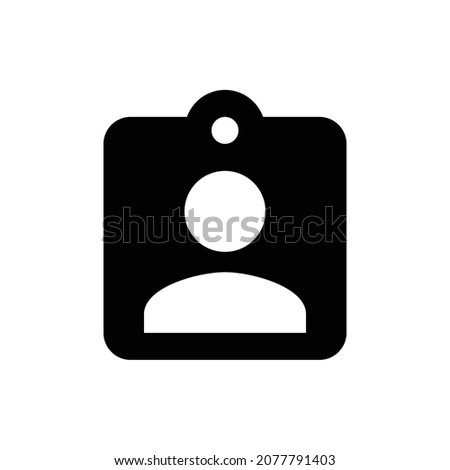 assignment ind Icon. Flat style design isolated on white background. Vector illustration