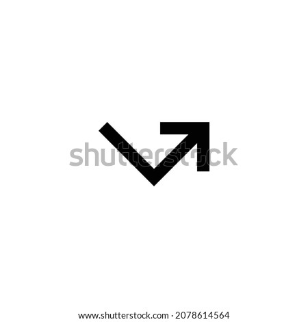 call missed outgoing Icon. Flat style design isolated on white background. Vector illustration