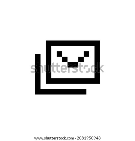 mail multiple pixel perfect icon design. Flat style design isolated on white background. Vector illustration