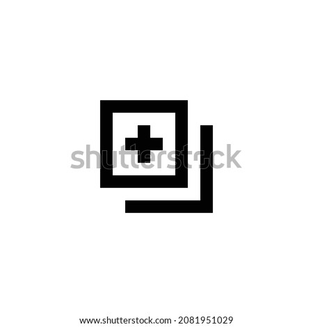 add box multiple pixel perfect icon design. Flat style design isolated on white background. Vector illustration