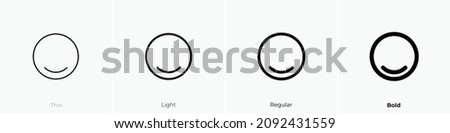 inner shadow down icon. Thin, Light Regular And Bold style design isolated on white background