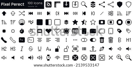 pixel icon set. Pixel Perfect Collection contains such Icons as speedometer, stopwatch, upload, shift, sun, table and more