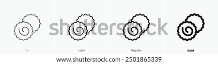 naruto icon. Thin, Light Regular And Bold style design isolated on white background