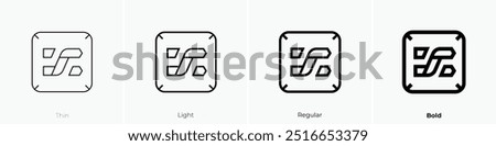 random icon. Thin, Light Regular And Bold style design isolated on white background