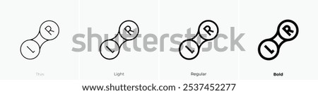 softlens case icon. Thin, Light Regular And Bold style design isolated on white background