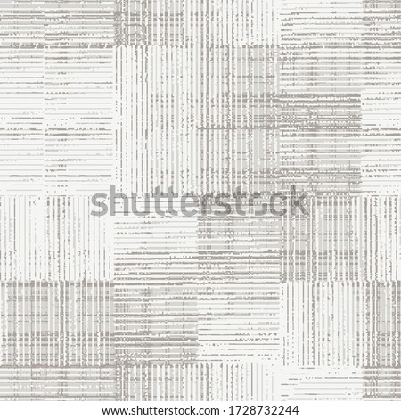 Fancy fabric linen, juta blended with wool washed coat surface jacquard  texture digital printing pattern design. Yarns for sports style/ Vector fabric seamless pattern. Abstract natural textured 