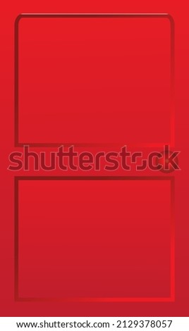 illustration vector of red door