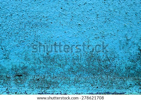 Cerulean background made of cement