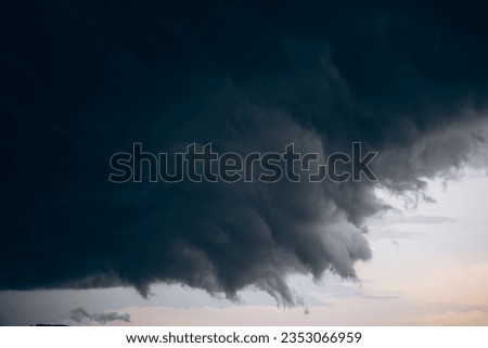 Similar – Image, Stock Photo approaching storm on the horizon
