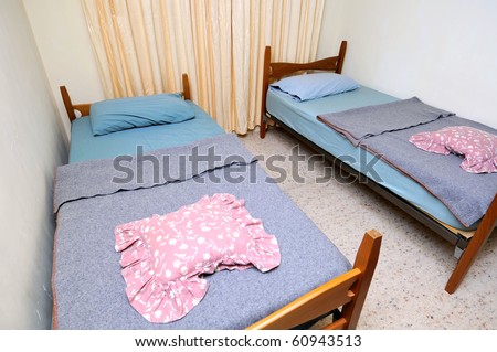 Similar – Image, Stock Photo Hotel room low budget