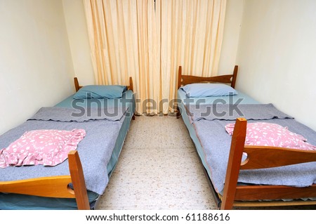 Similar – Image, Stock Photo Hotel room low budget