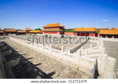 Forbidden city is the landmark in Beijing.It was built in 1420,and had been included in the UNESCO world heritage list in 1987,there is the best preserved ancient royal palace