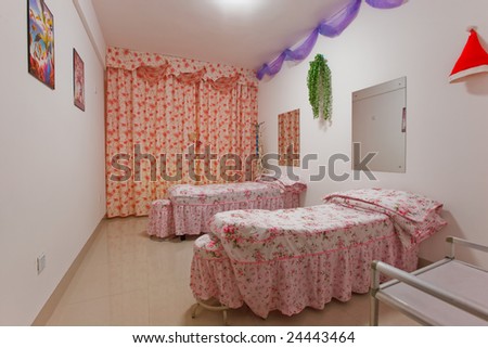 a room of beauty salon