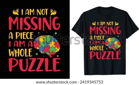 Autism Tee, Gift For Autistic,  Acceptance Shirt, Autistic Acceptance Tee, Autism Awareness Shirt, Support Autism, Special Ed Gift, Autism Red Shirt, ADHD Shirt, 