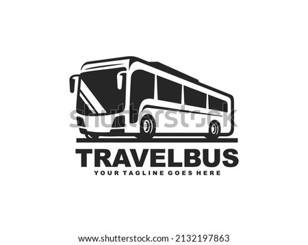 Bus logo design vector. Travel bus logo