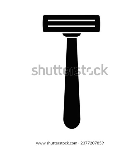 Shaving razor icon isolated vector sign symbol.