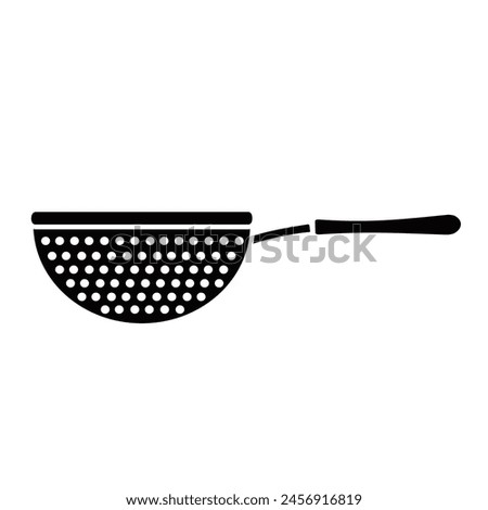 Colander icon isolated on white background.