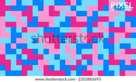 Template Pixel background abstract multi color wallpaper design for Print, Web and Mobile Applications. Vector illustration. Modern and trendy