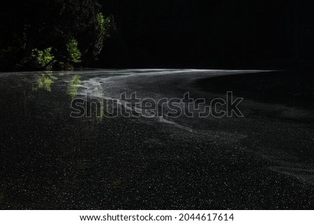 Image, Stock Photo Shadow play with contrails in the sky