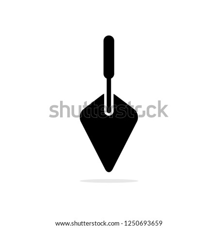 Trowel icon. Vector concept illustration for design. Stockfoto © 