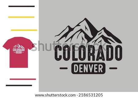 Colorado lover t shirt design