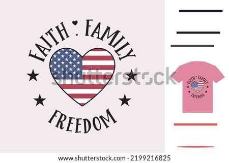 T shirt design for American citizen