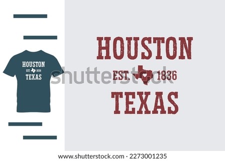Houston city lover t shirt design