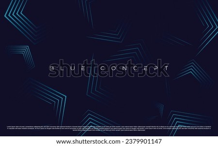Blue background premium abstract with dark luxury elements. Exclusive wallpaper design for poster, brochure, presentation, website, mailers etc.