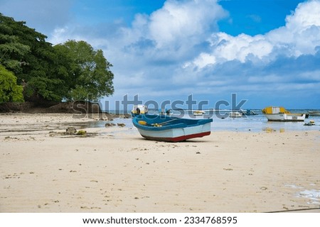 Similar – Image, Stock Photo Direct current Beach Ocean