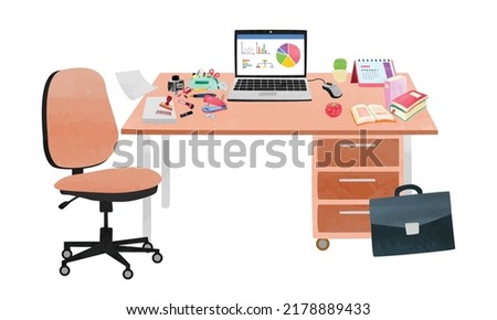 Similar – Image, Stock Photo White office utensils on grey