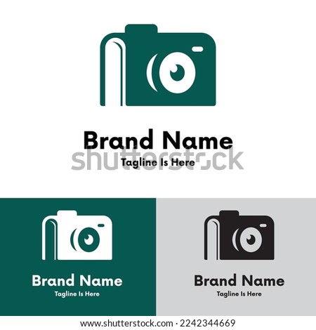 
Camera photography book logo design
