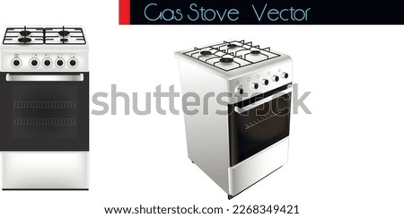 
Gas stove, vector, template, sample, natural gas, icon