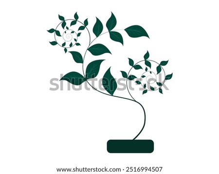 Green plant, Leaf Adobe Illustrator Green tree