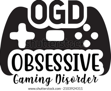 OGD obsessive svg design vector file