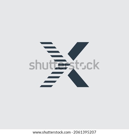 Creative Innovative Initial X logo. X Letter Minimal luxury Monogram. Professional initial design. Premium Business typeface. Alphabet symbol and sign.
