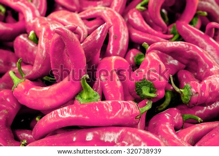 Rose chili pepper background