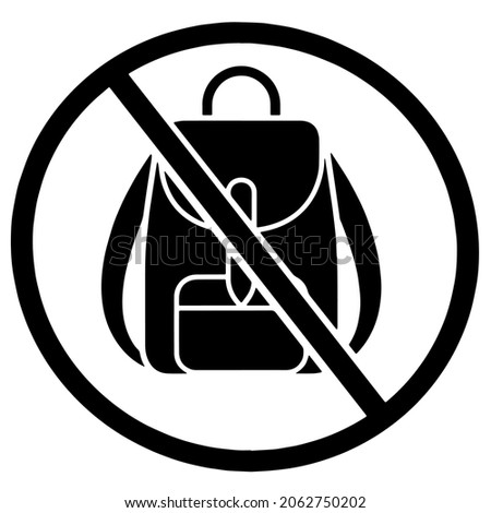 the ban on carrying backpacks on the back to remove