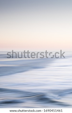 Ocean Waves in motion at sunset ストックフォト © 