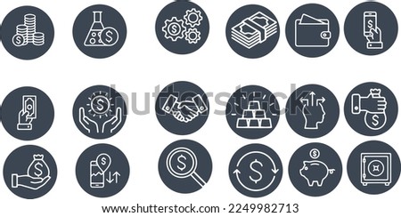 Business And Investment Lİne Icons